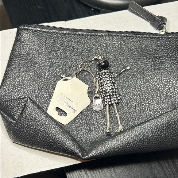 Accessories - Sparkly Chic Lady Key Chain-PurseCharm and cosmetic bag NWT